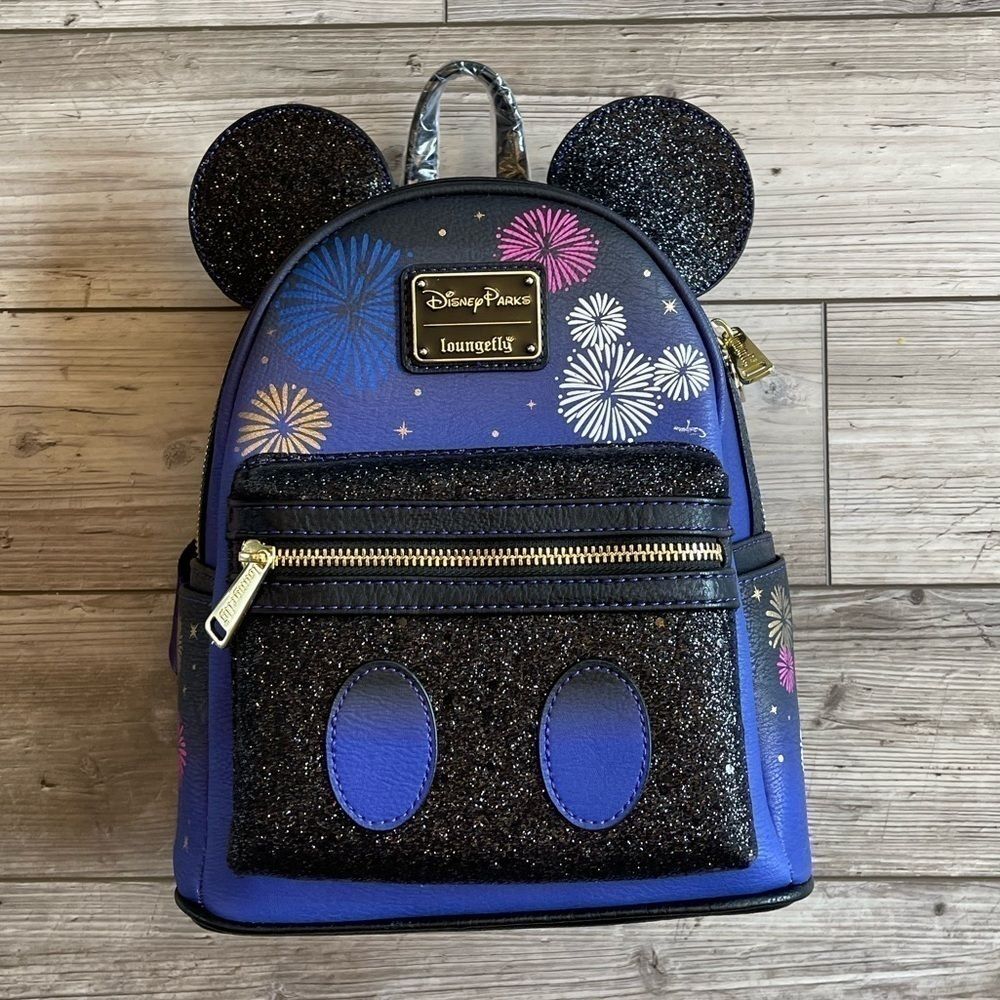 NWT Loungefly | Mickey Mouse Main Attraction Firework Mini Backpack